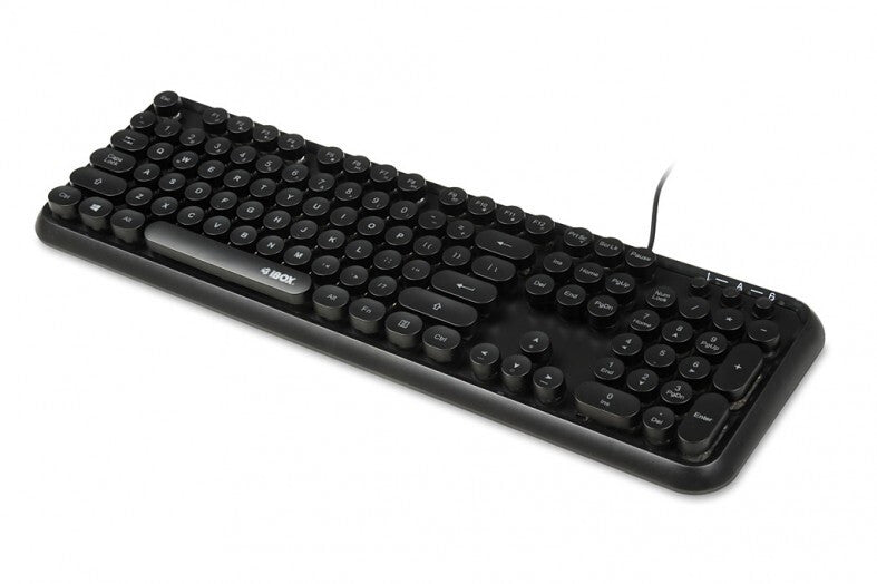 iBox PULSAR tangentbord USB QWERTY Svart