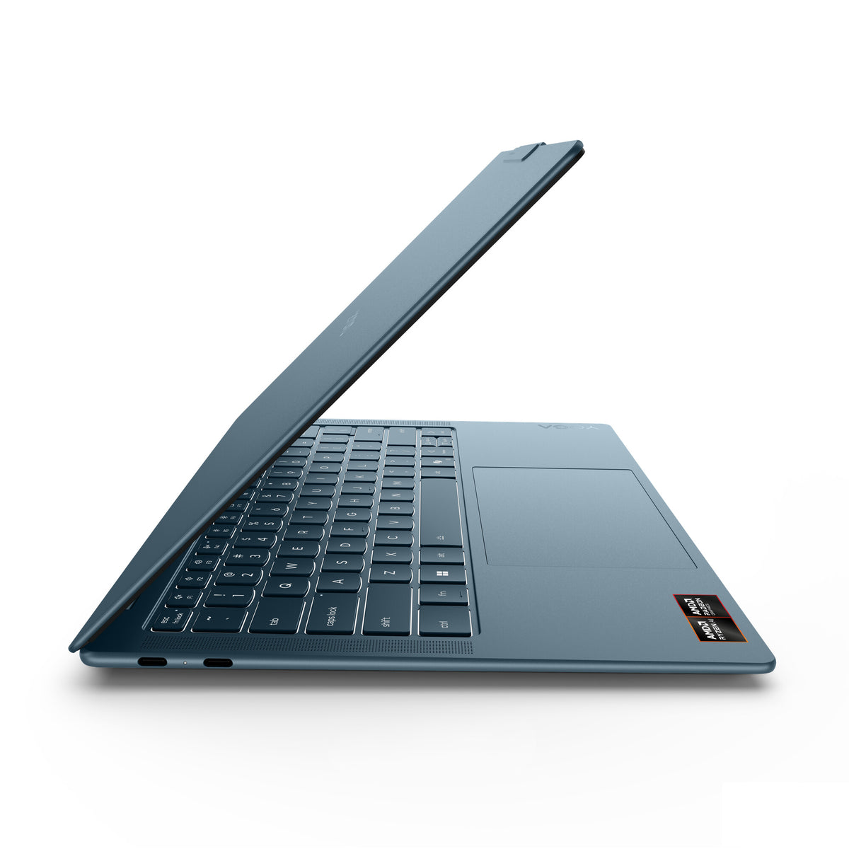 Lenovo Yoga Slim 7 14AGP11 Copilot+ PC AMD Ryzen AI 7 445 Bärbar dator 35,6 cm (14") 2.8K 16 GB 1 TB SSD Wi-Fi 7 (802.11be) Windows 11 Home tyska Turkosblå