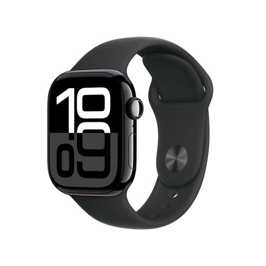 Apple Watch Series 10 OLED 42 mm Digital 374 x 446 pixlar Pekskärm Svart Wi-Fi GPS