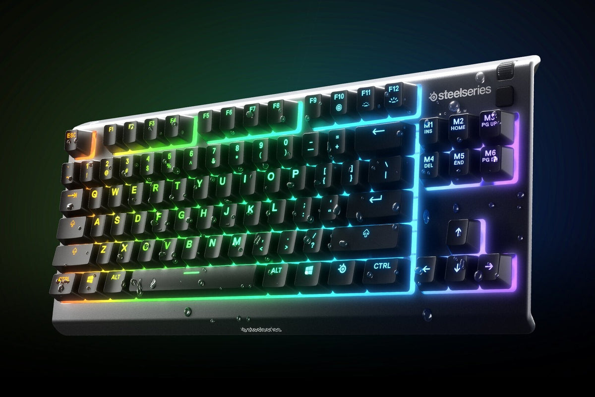 Steelseries APEX 3 TKL tangentbord Spela USB QWERTY Engelska (USA) Svart