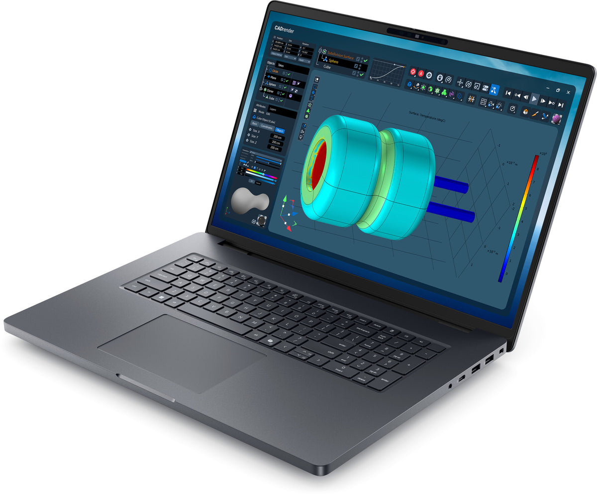 DELL Pro Max 18 Plus MB18250 Intel Core Ultra 9 285HX Mobil arbetsstation 45,7 cm (18") Quad HD+ 32 GB DDR5-SDRAM 1 TB SSD NVIDIA RTX PRO 3000 Blackwell Wi-Fi 7 (802.11be) Windows 11 Pro tyska Svart