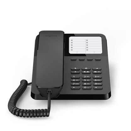 Gigaset DESK 400 Analog telefon Svart