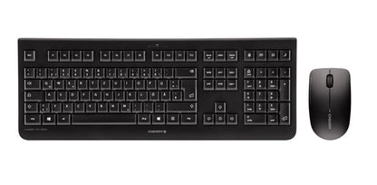 CHERRY DW 3000 tangentbord Mus inkluderad Universal RF Trådlös AZERTY Fransk Svart