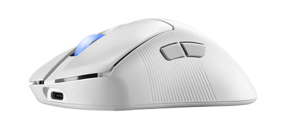 ASUS ROG Keris II Ace Wireless AimPoint White datormöss Spela högerhand RF Wireless + Bluetooth + USB Type-A Optisk 42000 DPI