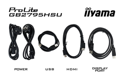 iiyama GB2795HSU-B1 platta pc-skärmar 68,6 cm (27") 1920 x 1080 pixlar Full HD LED Svart