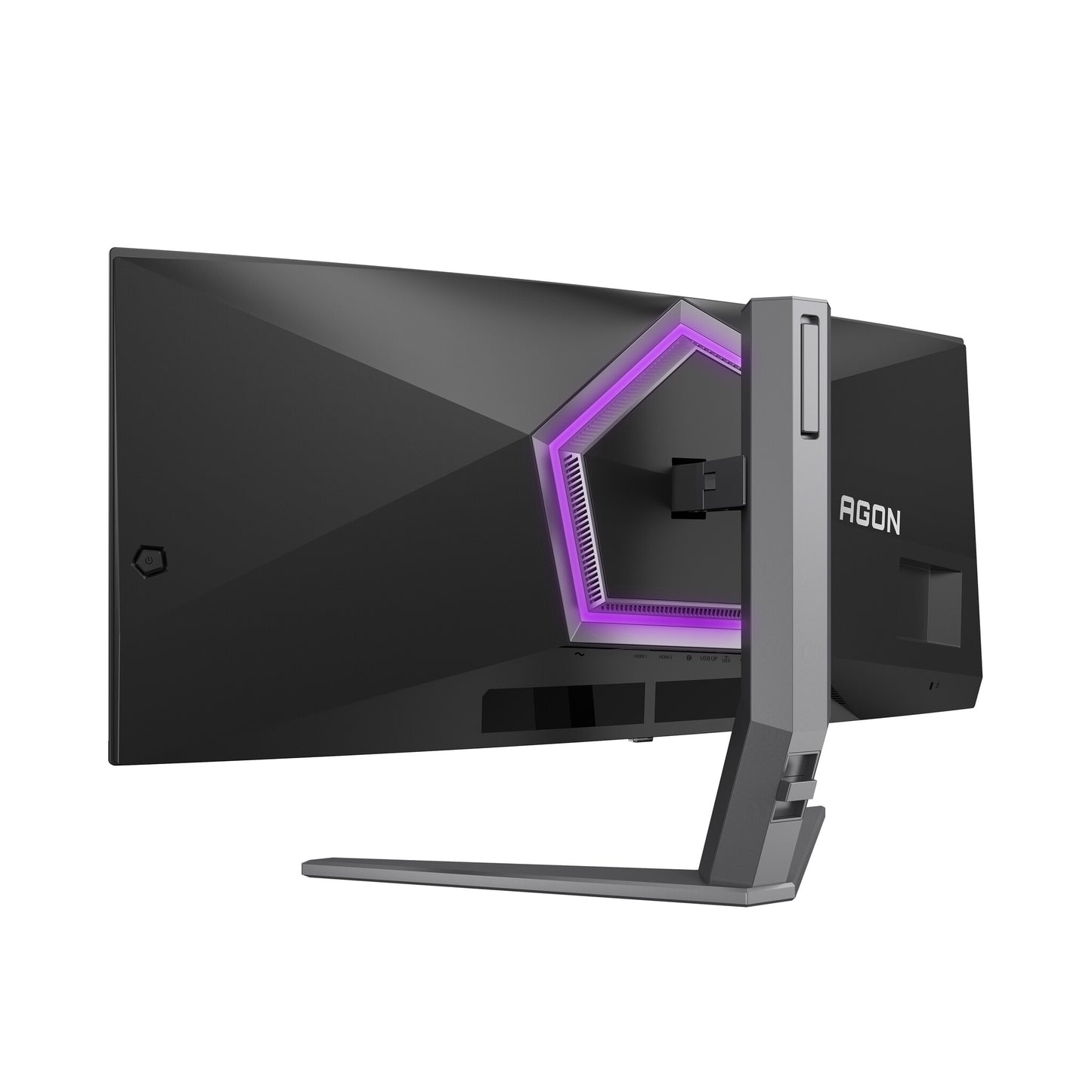 AOC AGON PRO AG346UCD platta pc-skärmar 86,4 cm (34") 3440 x 1440 pixlar Wide Quad HD QD-OLED Svart, Grå