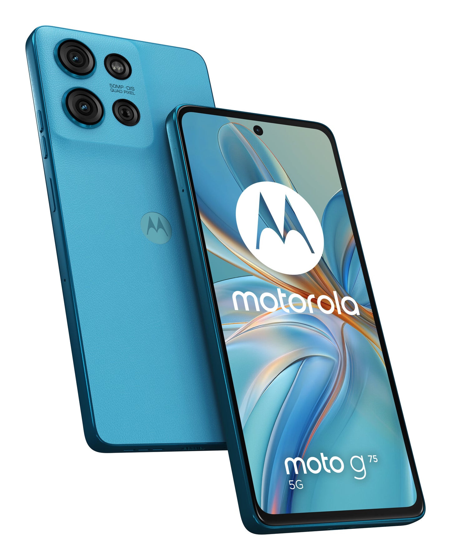 Motorola moto g75 5G 17,2 cm (6.78") Hybrid Dual SIM Android 14 USB Type-C 8 GB 256 GB 5000 mAh Blå
