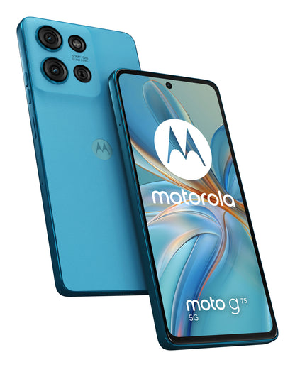 Motorola moto g75 5G 17,2 cm (6.78") Hybrid Dual SIM Android 14 USB Type-C 8 GB 256 GB 5000 mAh Blå