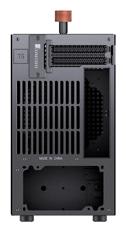 Jonsbo T6 Midi Tower Svart, Trä