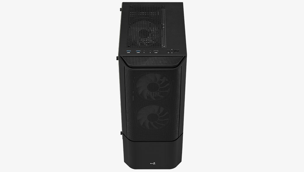 Aerocool Quantum Mesh-G-BK-V2 Midi Tower Svart