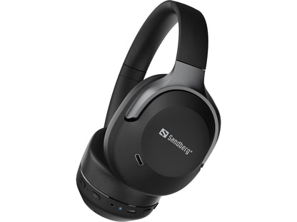 Sandberg 126-53 hörlur och headset Trådlös Huvudband Samtal/musik Bluetooth Svart
