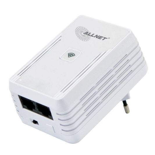 ALLNET ALL1682511V2 PowerLine-nätverksadapter 500 Mbit/s Nätverksansluten (Ethernet) Wi-Fi Vit 1 styck
