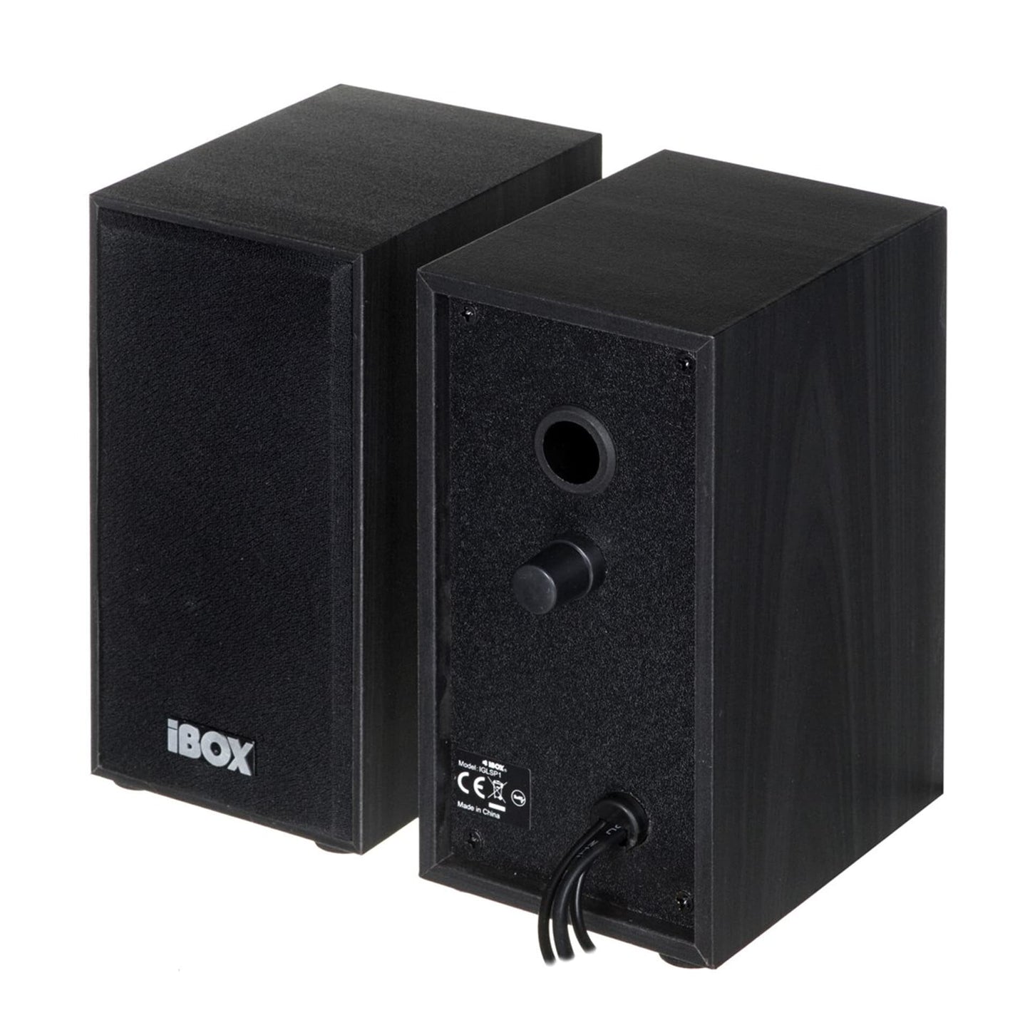 iBox IGLSP1B högtalare 2-vägs Svart Kabel 10 W