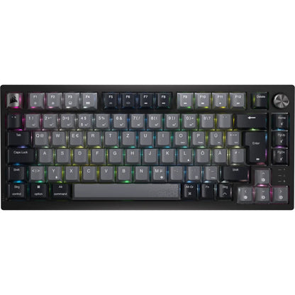 Corsair K65 PLUS WIRELESS 75 % RGB tangentbord Spela Trådlös RF + USB QWERTY Nordic Svart