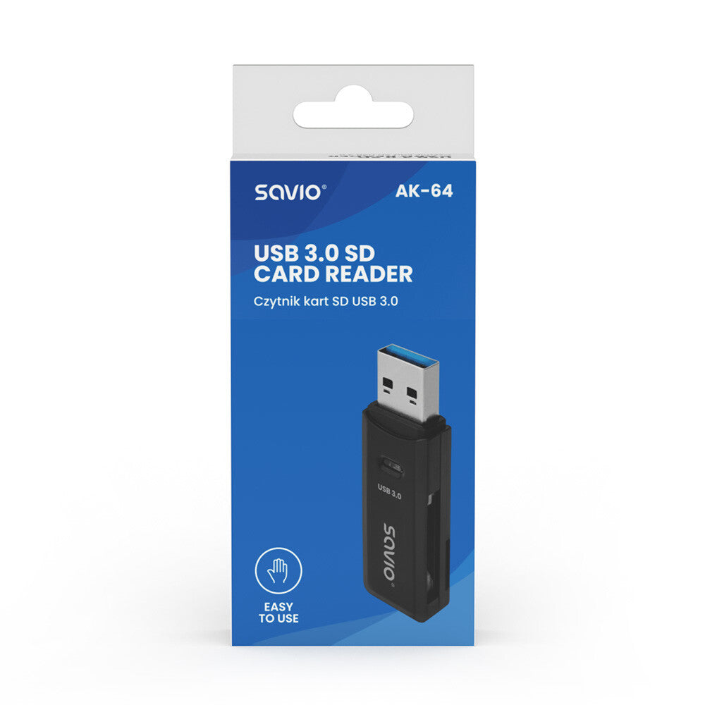 Savio AK-64 nätverkskort/adapters USB 3.2 Gen 1 (3.1 Gen 1)