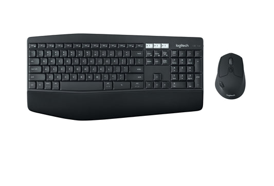 Logitech 920-008226 tangentbord Mus inkluderad Universal Trådlös RF + Bluetooth QWERTY Amerikanskt internationellt Svart