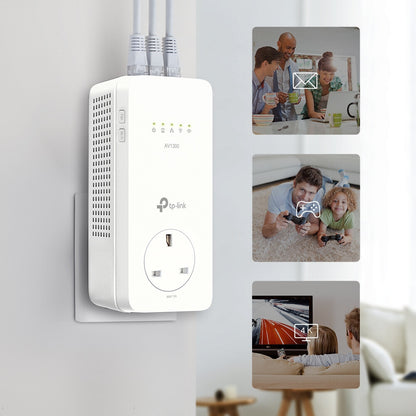 TP-Link TL-WPA8631P 1300 Mbit/s Nätverksansluten (Ethernet) Wi-Fi Vit 1 styck