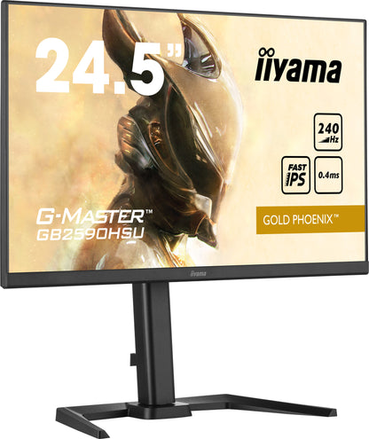 iiyama G-MASTER GB2590HSU-B5 platta pc-skärmar 62,2 cm (24.5") 1920 x 1080 pixlar Full HD LCD Svart