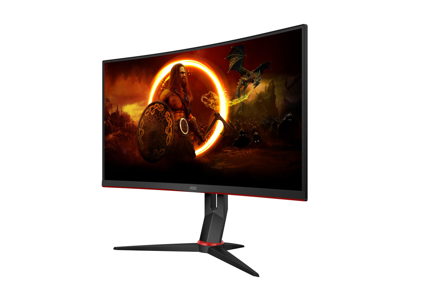 AOC G2 C27G2Z3/BK platta pc-skärmar 68,6 cm (27") 1920 x 1080 pixlar Full HD LED Svart, Röd
