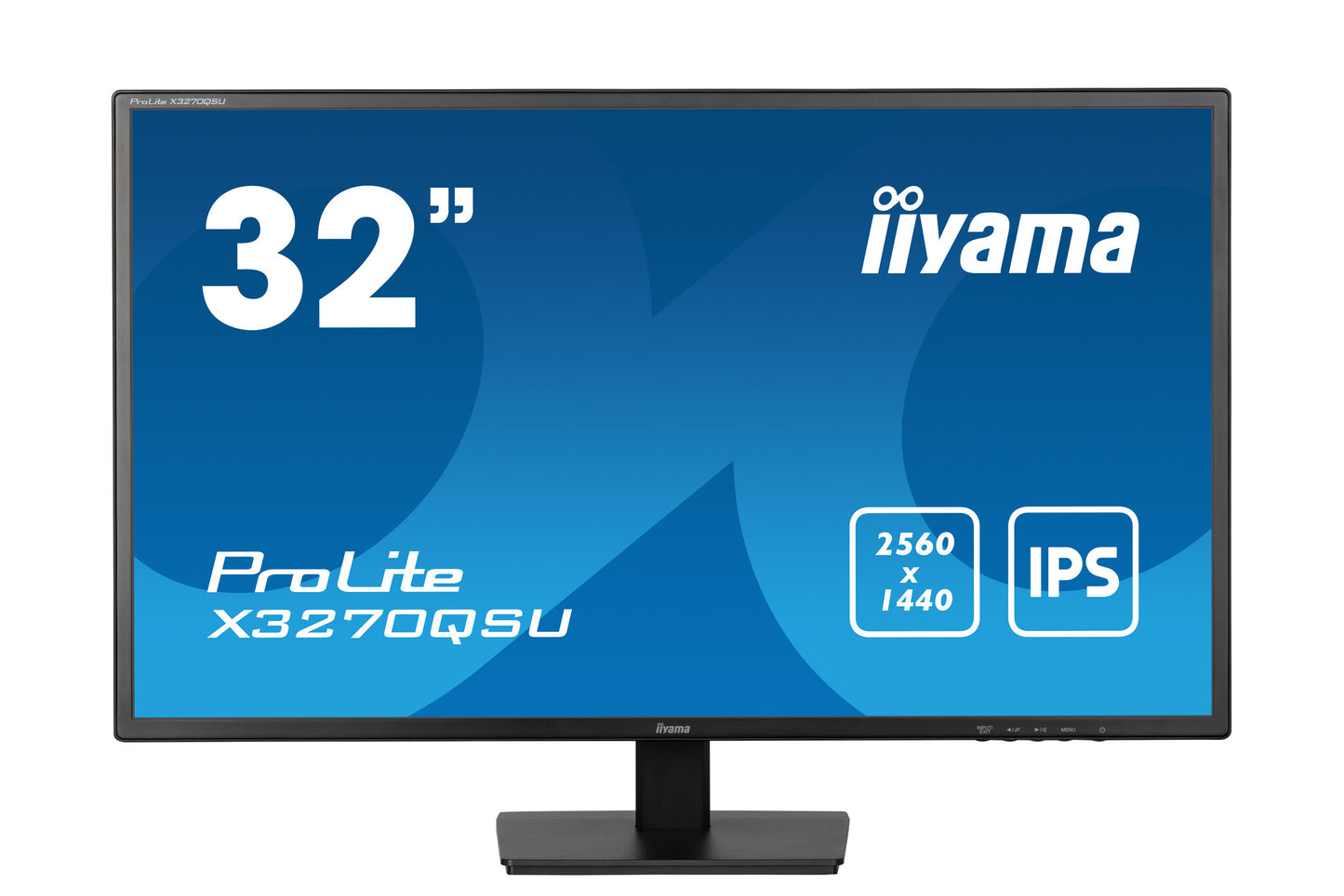 iiyama ProLite X3270QSU-B1 platta pc-skärmar 80 cm (31.5") 2560 x 1440 pixlar Wide Quad HD LED Svart