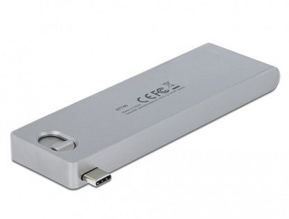 DeLOCK 87745 dockningsstationer för bärbara datorer USB 3.2 Gen 1 (3.1 Gen 1) Type-C Grå