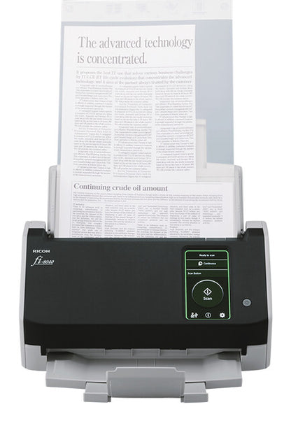 Ricoh fi-8040 ADF + scanner med manuell matning 600 x 600 DPI A4 Svart, Grå