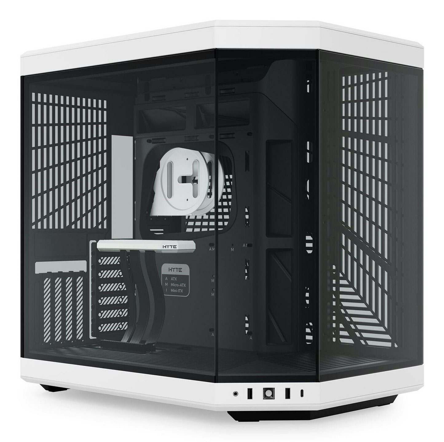 HYTE Y70 Midi Tower Svart, Vit