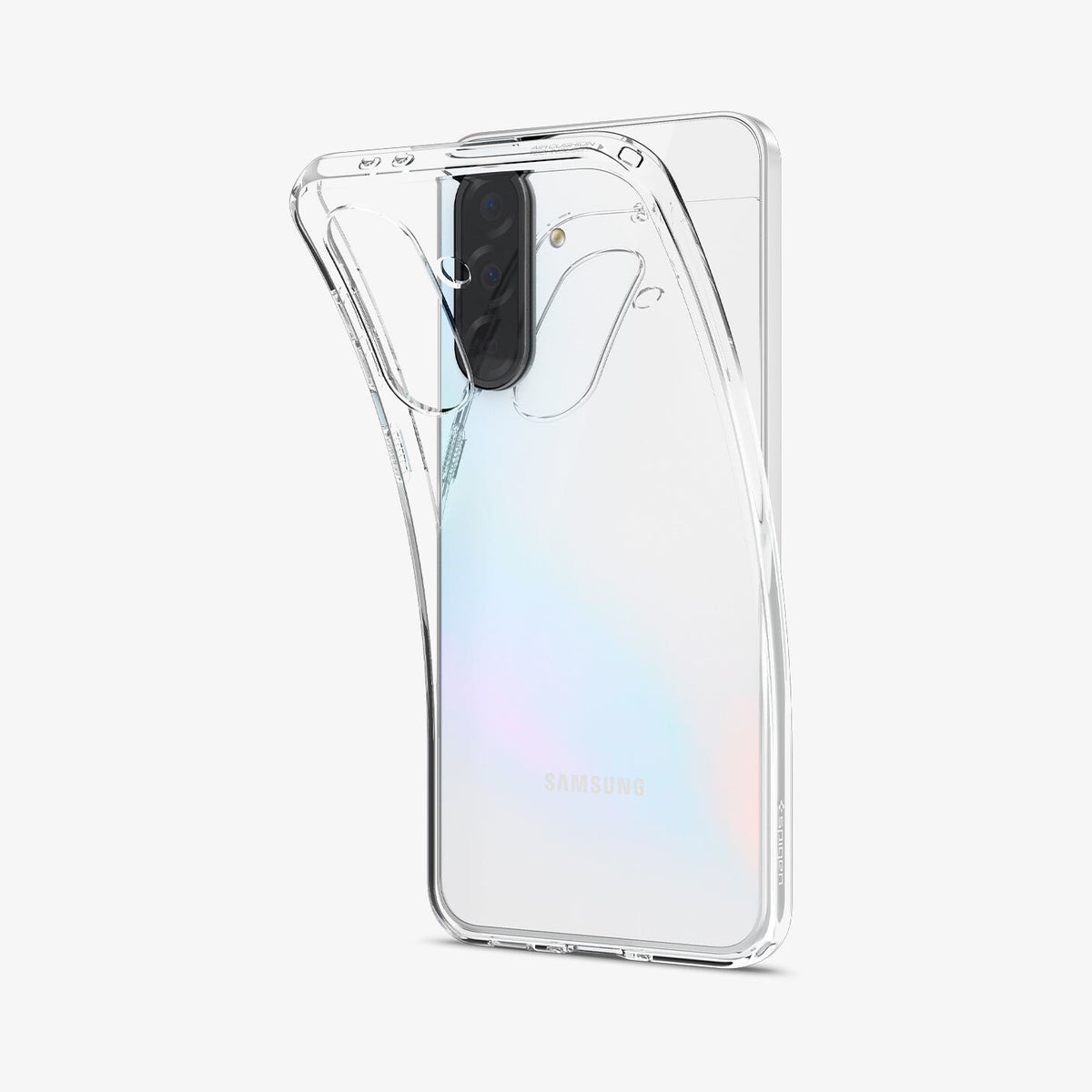 Spigen Liquid Crystal mobiltelefonfodral 17 cm (6.7") Kuvertväska Transparent