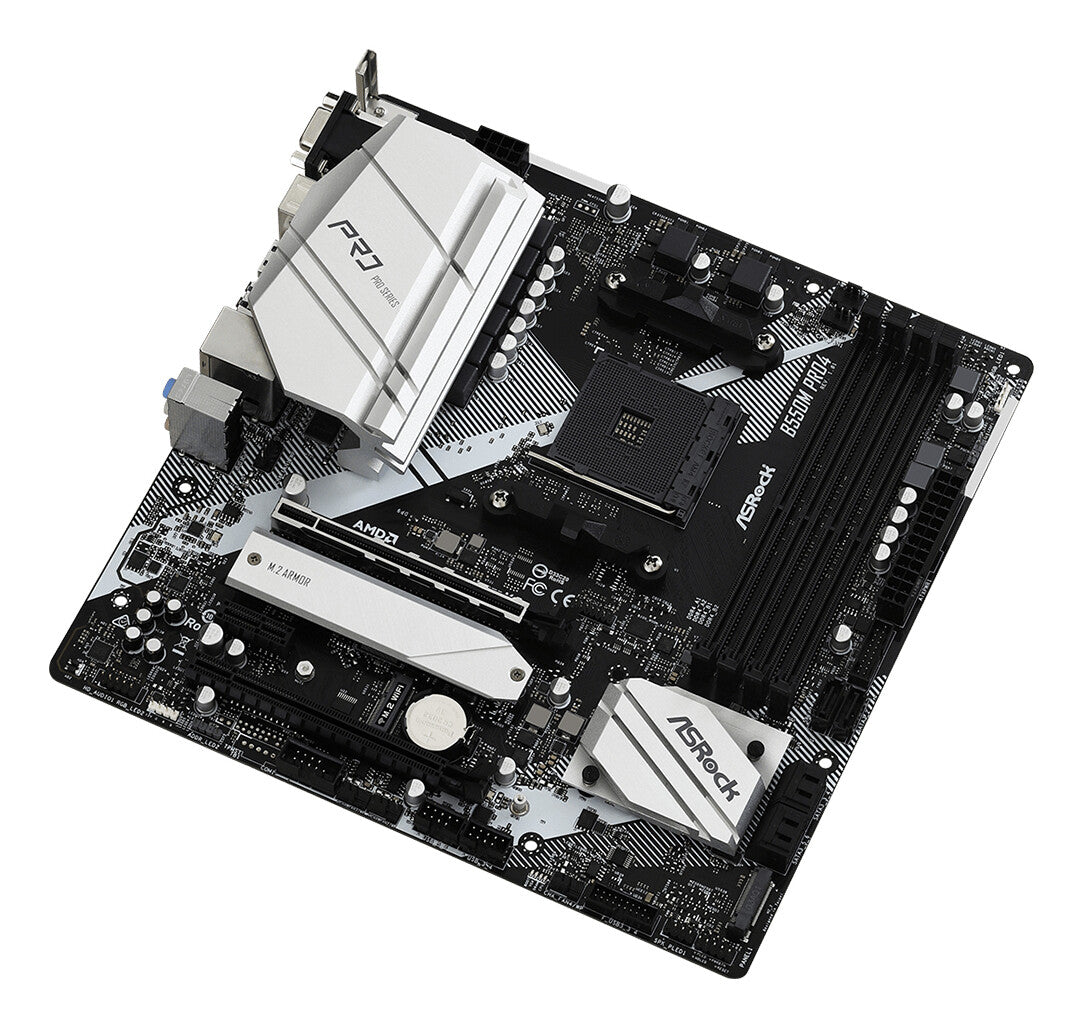 Asrock B550M Pro4 AMD B550 Uttag AM4 micro ATX