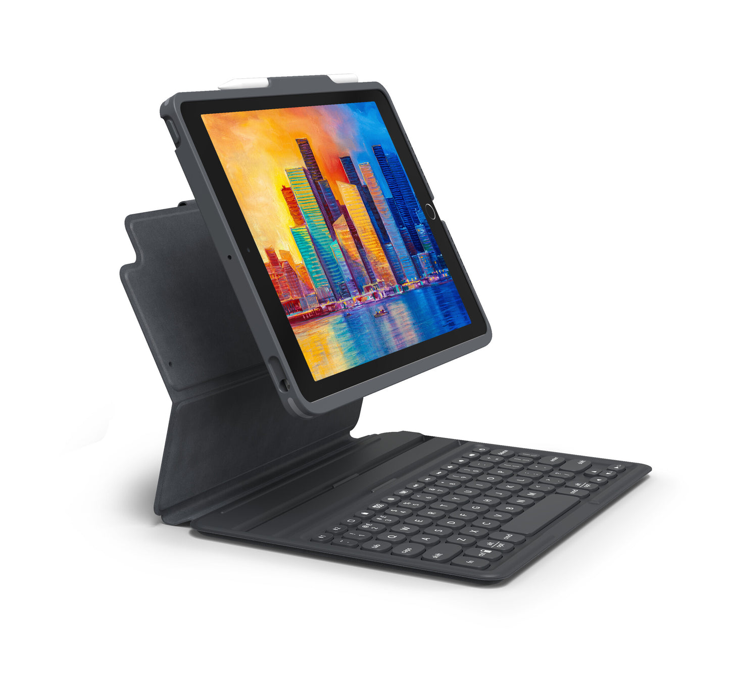 ZAGG Pro Keys Engelska (Storbritannien) Bluetooth Svart, Grå