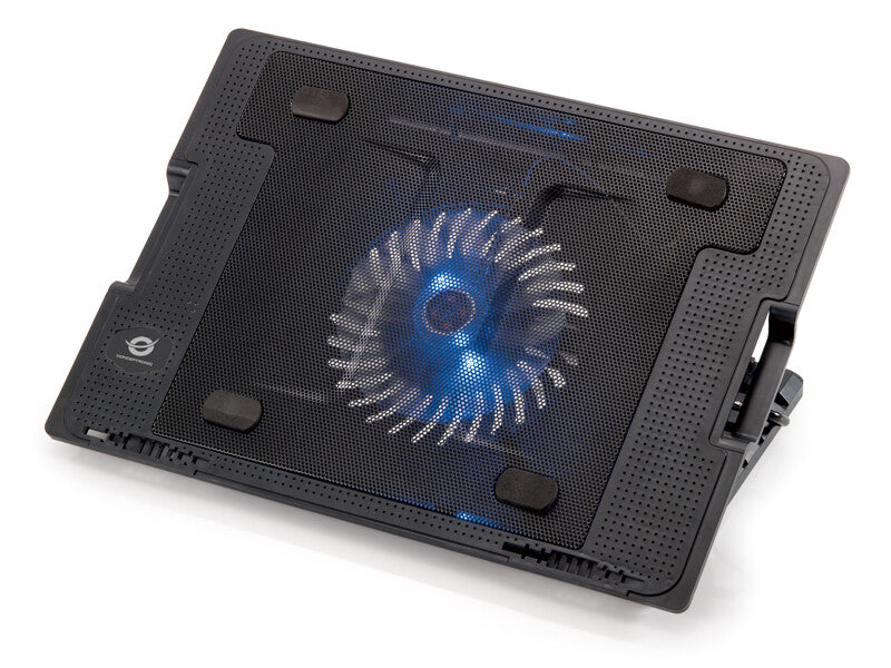 Conceptronic CNBCOOLSTAND1F kylningsdynor för bärbara datorer 43,2 cm (17") Svart
