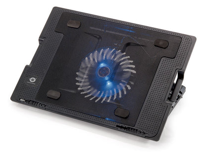 Conceptronic CNBCOOLSTAND1F kylningsdynor för bärbara datorer 43,2 cm (17") Svart