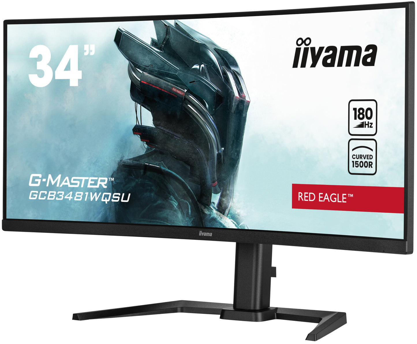 iiyama G-MASTER GCB3481WQSU-B1 platta pc-skärmar 86,4 cm (34") 3440 x 1440 pixlar UltraWide Quad HD LCD Svart