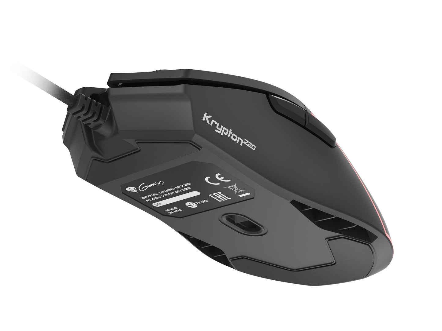 GENESIS Krypton 220 datormöss Spela högerhand USB Type-A Optisk 6400 DPI