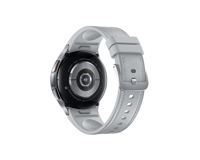 Samsung Galaxy Watch6 Classic SM-R955FZSADBT smartklocka och träningsklocka 3,3 cm (1.3") AMOLED 43 mm Digital 432 x 432 pixlar Pekskärm 4G Silver Wi-Fi GPS