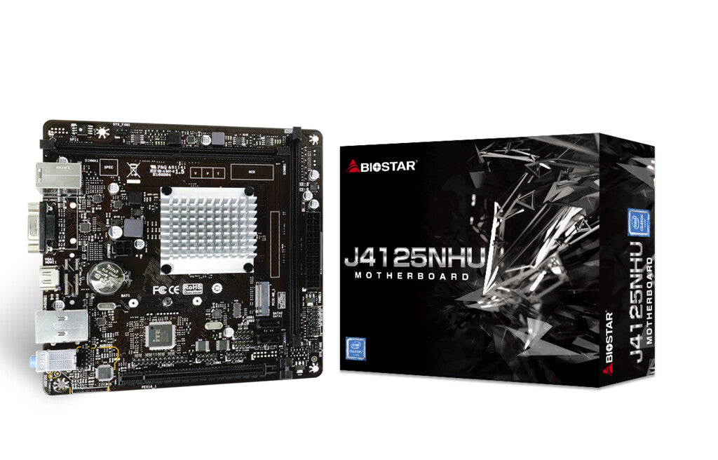Biostar J4125NHU moderkort Mini-ITX