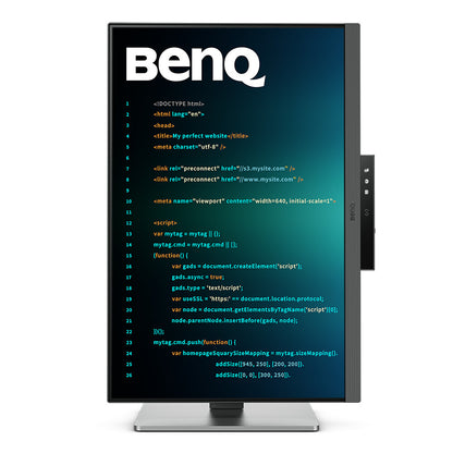 BenQ RD240Q platta pc-skärmar 61,2 cm (24.1") 2560 x 1600 pixlar WQXGA LCD Svart