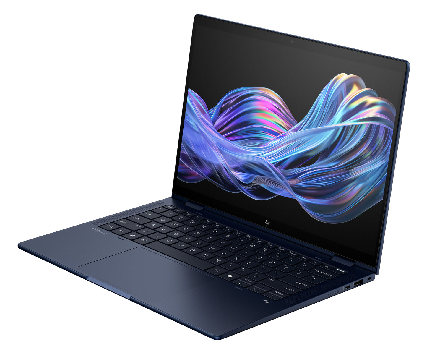 HP EliteBook X Flip G1i Next Gen AI PC Copilot+ PC Intel Core Ultra 7 258V Hybrid (2-i-1) 35,6 cm (14") Pekskärm WUXGA 32 GB LPDDR5x-SDRAM 1 TB SSD Wi-Fi 7 (802.11be) Windows 11 Pro Blå