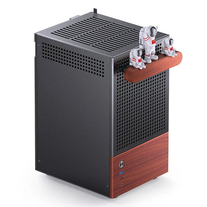 Jonsbo T6 Midi Tower Svart, Trä