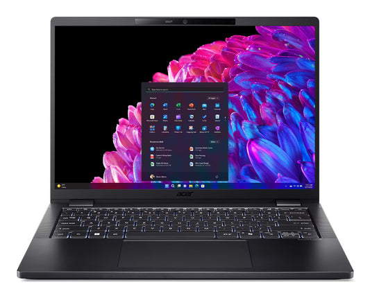 Acer TravelMate P6 TMP614-73-TCO-58ZV Intel Core Ultra 5 125H Bärbar dator 35,6 cm (14") WUXGA 32 GB LPDDR5x-SDRAM 1 TB SSD Wi-Fi 7 (802.11be) Windows 11 Pro Svart