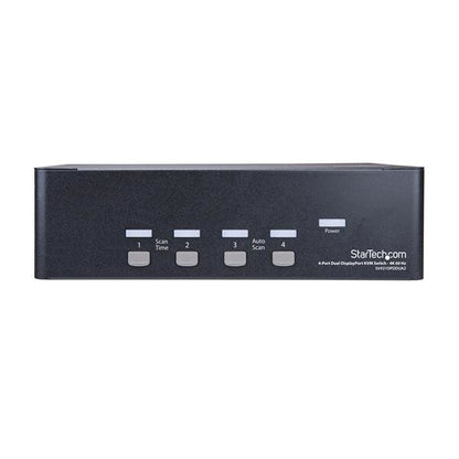 StarTech.com 4-ports Dual DisplayPort KVM-switch - 4K 60 Hz