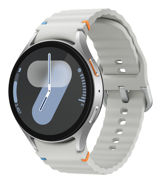 Samsung Galaxy Watch7 3,81 cm (1.5") AMOLED 44 mm Digital 480 x 480 pixlar Pekskärm 4G Silver Wi-Fi GPS