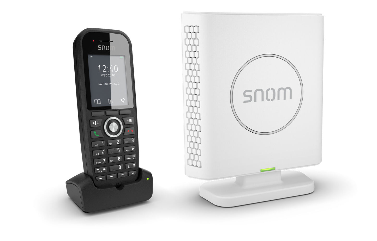 Snom M430 DECT-telefon Namn och uppringnings-ID Svart, Vit