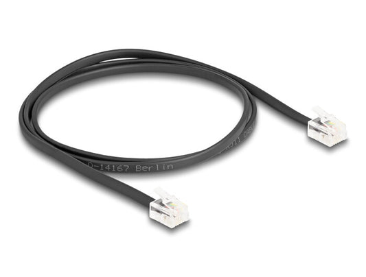 DeLOCK 88301 telefonkablar 1 m Svart