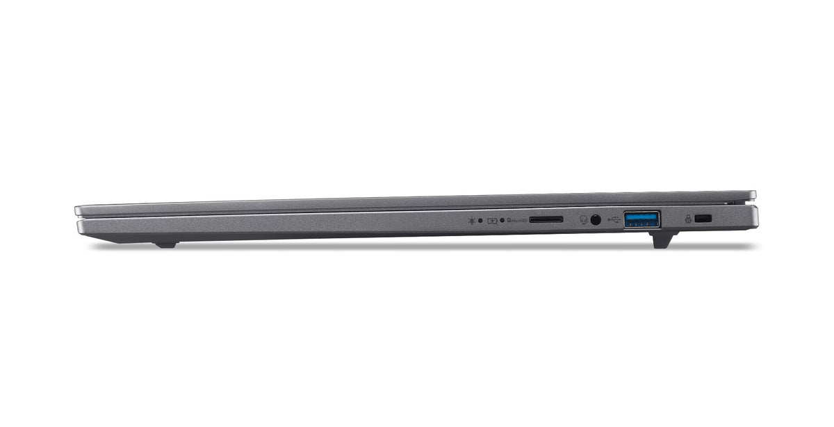 Acer Aspire 16 AI A16-61M-R473 Copilot+ PC AMD Ryzen AI 5 330 Bärbar dator 40,6 cm (16") WUXGA+ 16 GB LPDDR5x-SDRAM 512 GB SSD Wi-Fi 6E (802.11ax) Windows 11 Home tyska Grå