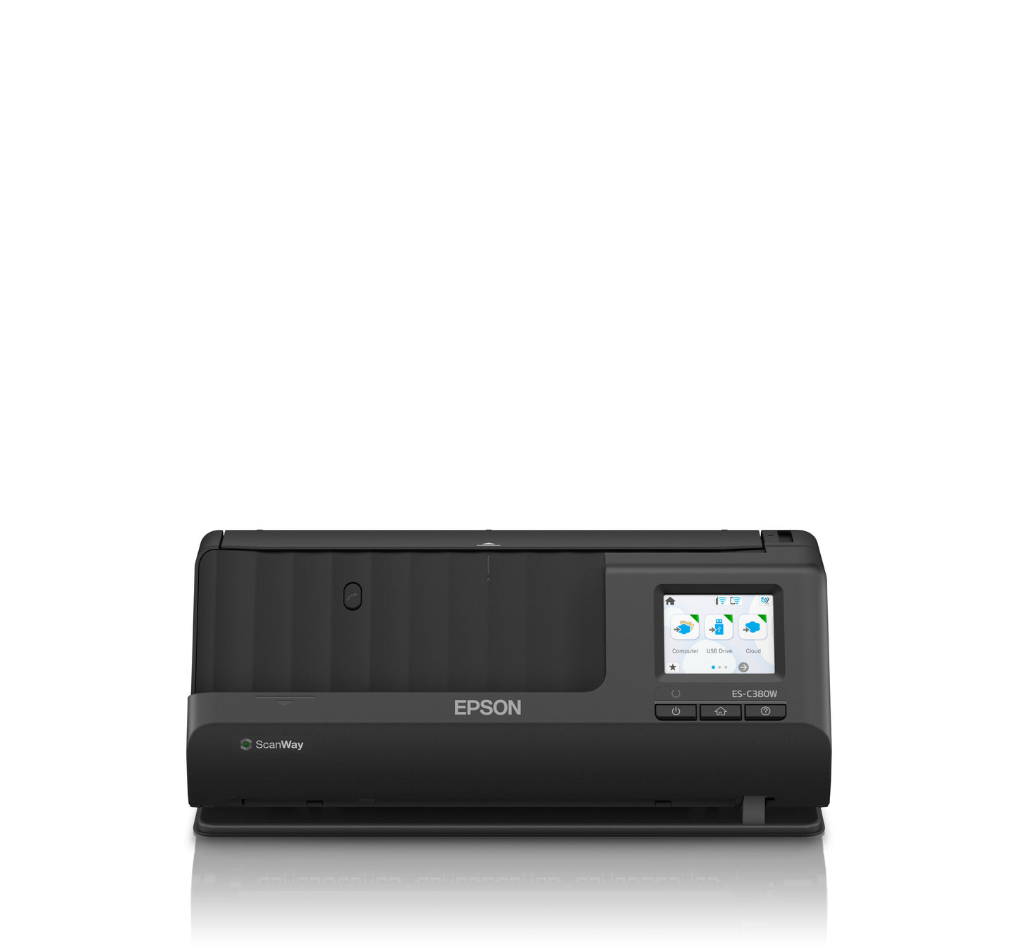 Epson ES-C380W ADF + arkmatad scanner 600 x 600 DPI A4 Svart