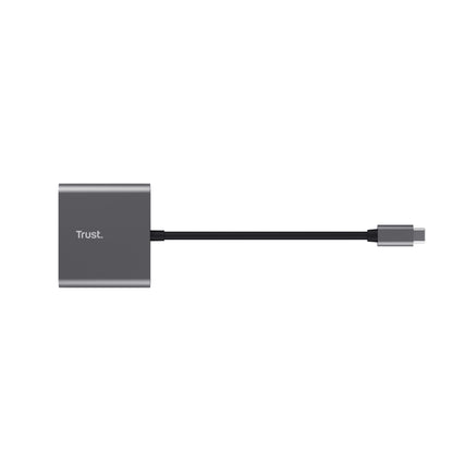 Trust Dalyx USB 3.2 Gen 1 (3.1 Gen 1) Type-C Aluminium, Svart