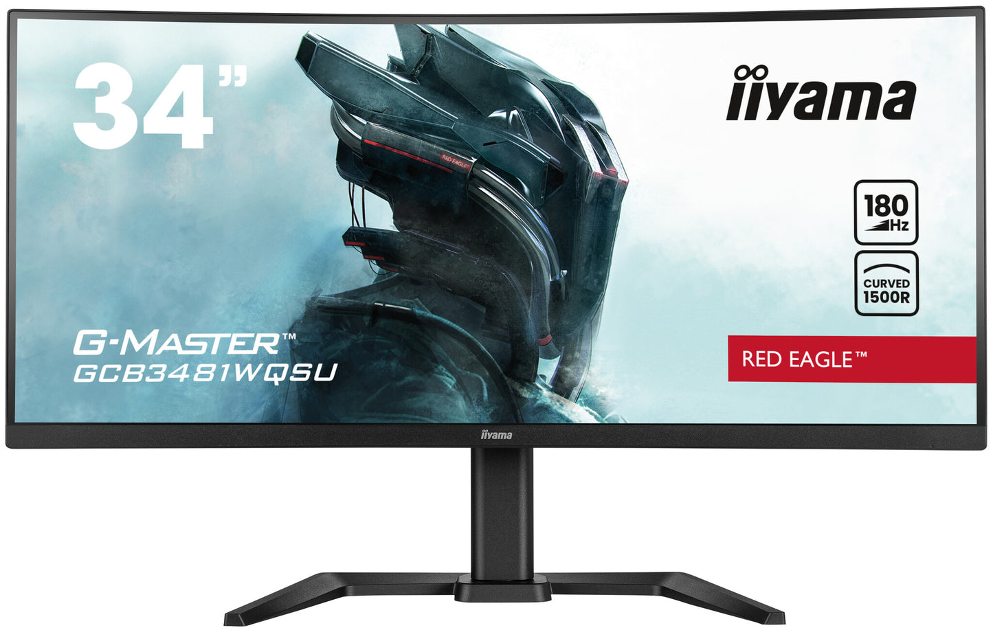 iiyama G-MASTER GCB3481WQSU-B1 platta pc-skärmar 86,4 cm (34") 3440 x 1440 pixlar UltraWide Quad HD LCD Svart