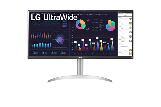 LG 34WQ650-W platta pc-skärmar 86,4 cm (34") 2560 x 1080 pixlar WFHD LCD Silver, Vit