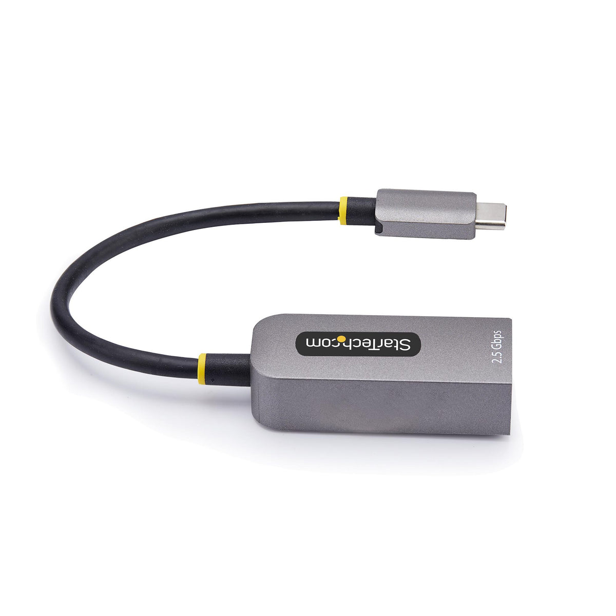 StarTech.com 2,5 GbE USB-C till Ethernet-adapter, NBASE-T NIC, USB 3.0 Type-C 2,5/1G-nätverk med flera hastigheter, Thunderbolt-kompatibel, Windows och Mac